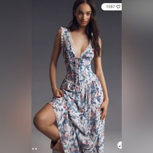 Anthropologie For Love & Lemons Audrey Maxi Dress